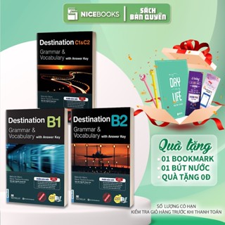  Sách -Combo Destination Grammar & Vocabulary B1 B2 C1&C2 Phiên bản mới MCBooks  Lẻ  Combo  