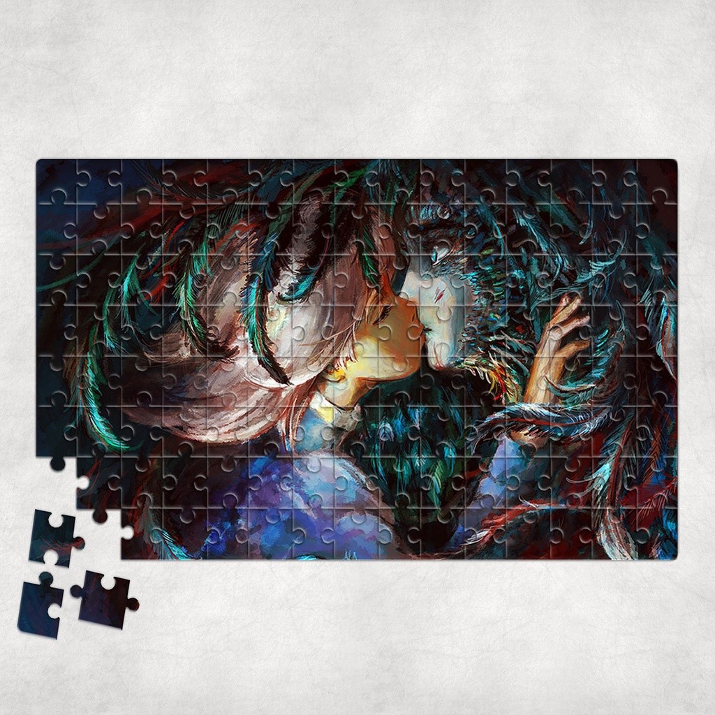 Tranh ghép hình HOWL S MOVING CASTLE - Mẫu 1 - Nhận in theo yêu cầu