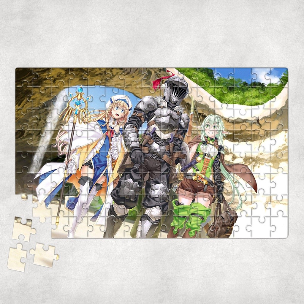 Tranh ghép hình GOBLIN SLAYER - Mẫu 1 - Nhận in theo yêu cầu