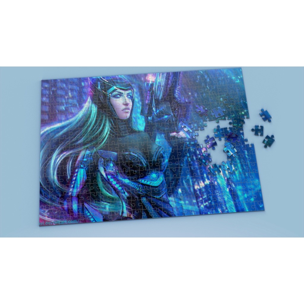 League of Legends Tranh ghép hình CAITLYN - Mẫu 3 - Nhận in theo yêu cầu