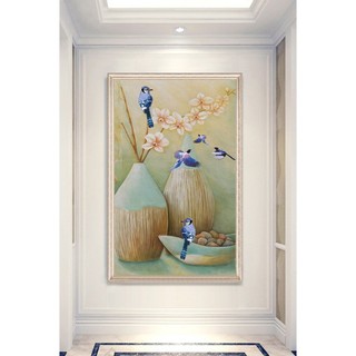 In hình ép gỗ Laminate TRANH HÀNH LANG TRUNG QUỐC - Mẫu 102 (50x75, 60x90, 70x110). In ảnh theo yêu cầu