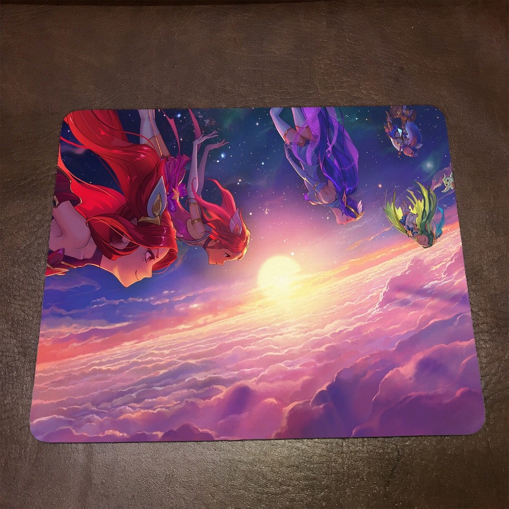 Lót chuột máy tính League of Legends JANNA - Mẫu 1 Mousepad cao su êm ái, nhận in theo yêu cầu