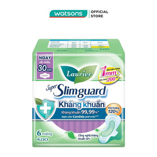  Băng Vệ Sinh Laurier Super Slimguard Dành Cho Ban Ngày 30cm 6 Miếng 