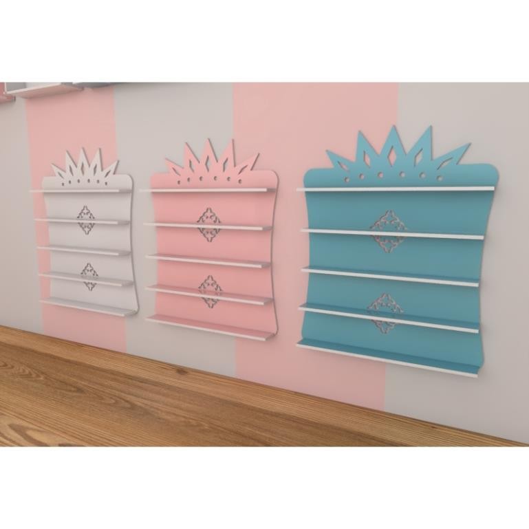 Kệ Sơn Nail treo tường hình quả Dứa Cao 75cm ngang 60cm sâu 8cm