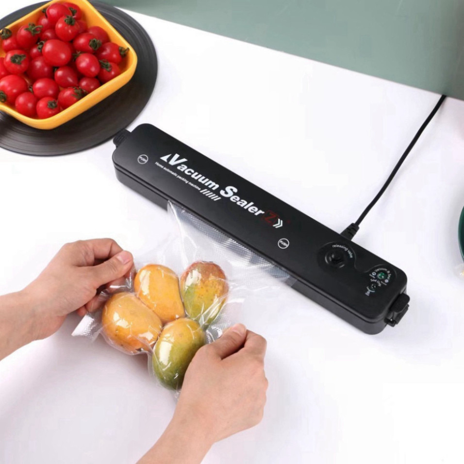 Máy Hút Chân Không Thực Phẩm Mini Gia Đình - Máy Ép Chân Không Kiêm Hàn Miệng Túi