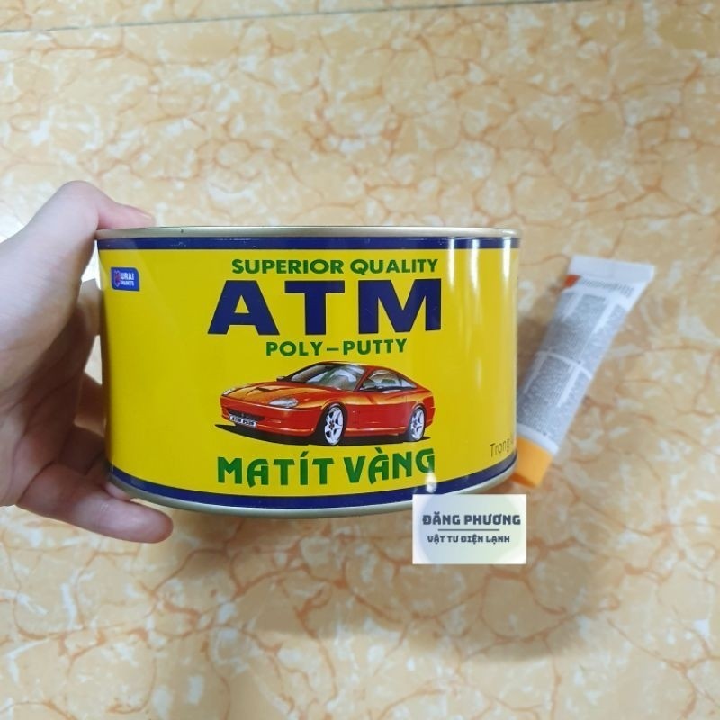 Bộ trét bả Matít vàng