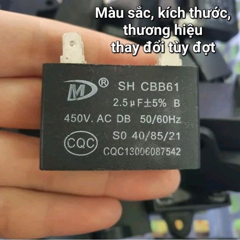 Tụ quạt 1uF ~ 6uF