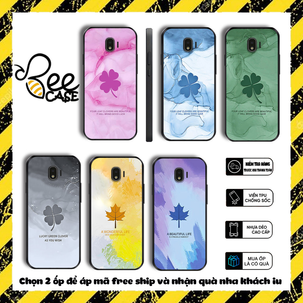 Ốp lưng Samsung J2 Pro , J2 Core , J2 Prime Cỏ 4 lá may mắn BEE CASE