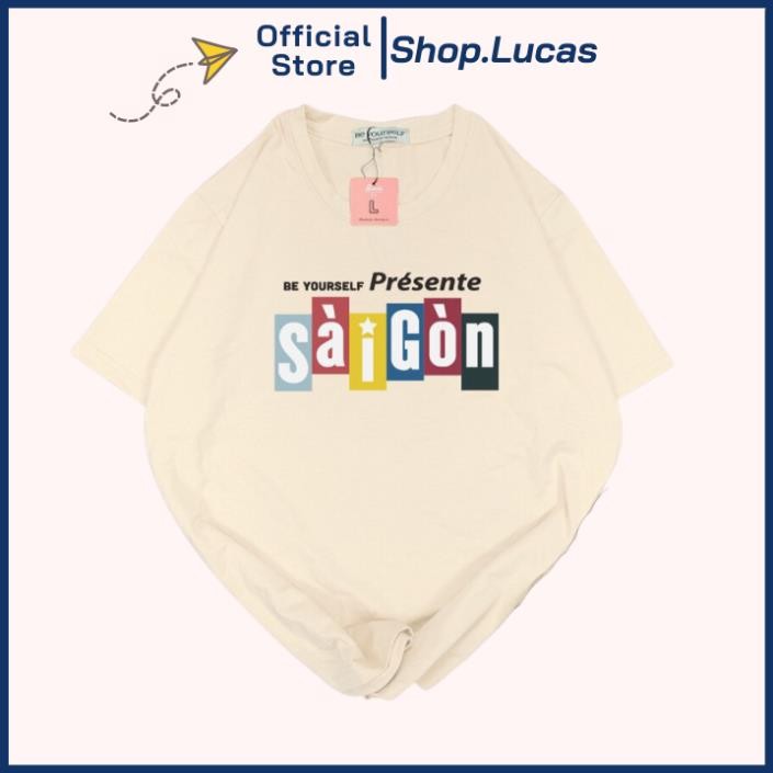Áo Phông IN CHỮ SÀI GÒN Áo Thun Local Brand Unisex Nam Nữ Form Rộng Tay Lỡ Cotton UT