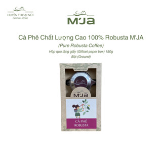   Tặng Phin  Cà Phê Hạt Robusta Natural MJA 150g – Nguyên Chất Đắk Lắk - Đậm Vị-  Premium Coffee 