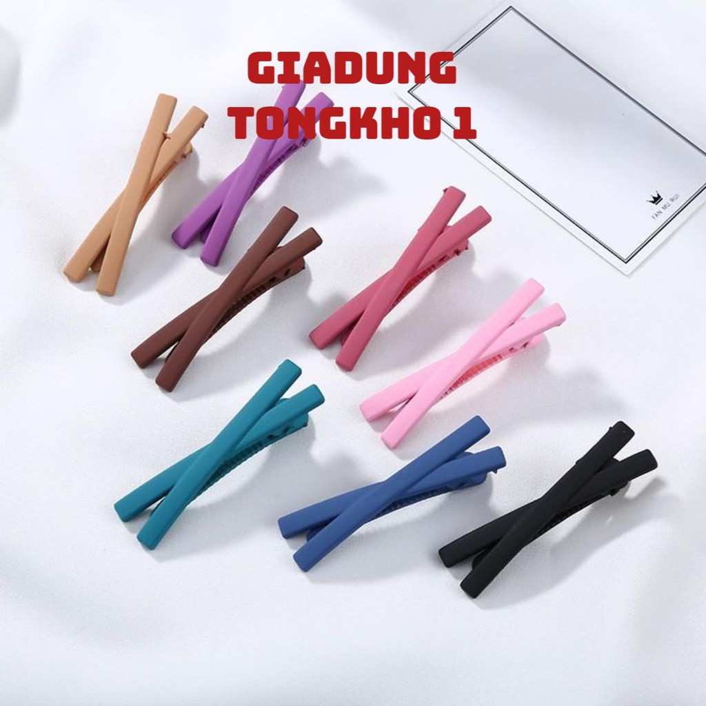 (Bán Buôn Sỉ) Kẹp tóc nơ chữ X dễ thương T2