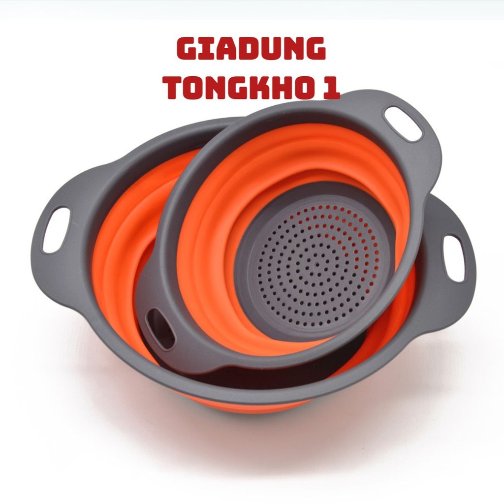 Rổ silicon gấp gọn
