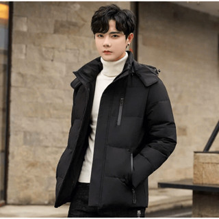 Áo Ấm Nam 3 Lớp Trần Bông Nón Rời Túi Có Khoá Kéo, Áo Khoác Phao Phối 3 Túi Thật Dày Ấm Trend SG FASHION