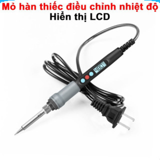   FLASH SALE  Mỏ hàn thiếc hàn chì điều chỉnh nhiệt độ hiển thị LCD SL926 220v 90w 