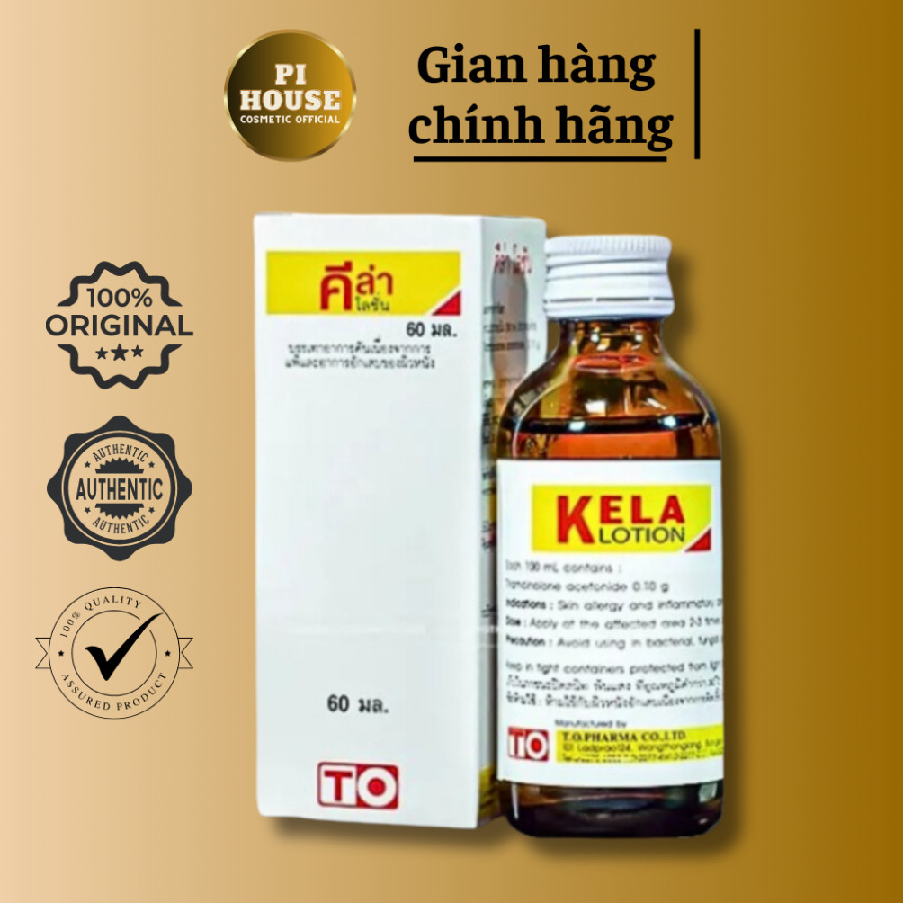 Viêm nang lông Kela, viêm lỗ chân lông kela lotion thảo dược Thái Lan 30ml, 60ml - amgbeauty.vn