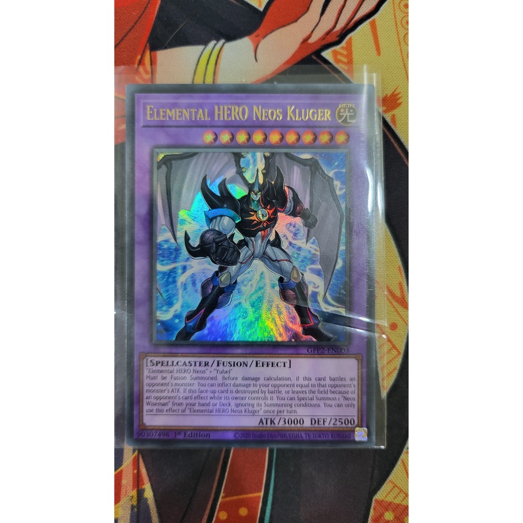 Thẻ Bài Yugioh chính hãng | Yugioh Elemental HERO Neos Kluger - GFP2-EN003 - Ultra Rare 1st Edition