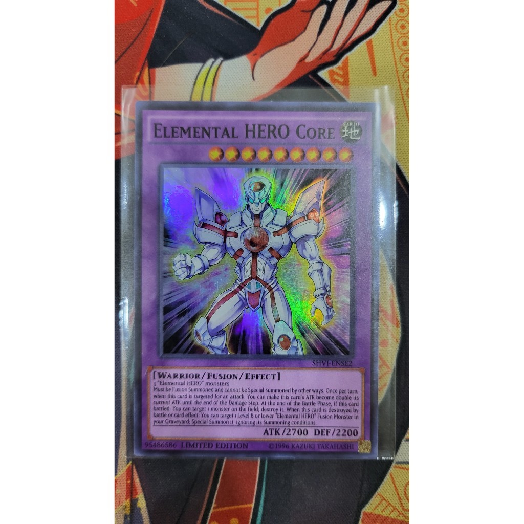Thẻ Bài Yugioh chính hãng | Yugioh Elemental Hero Core - SHVI-ENSE2 - Super Rare Limited Edition
