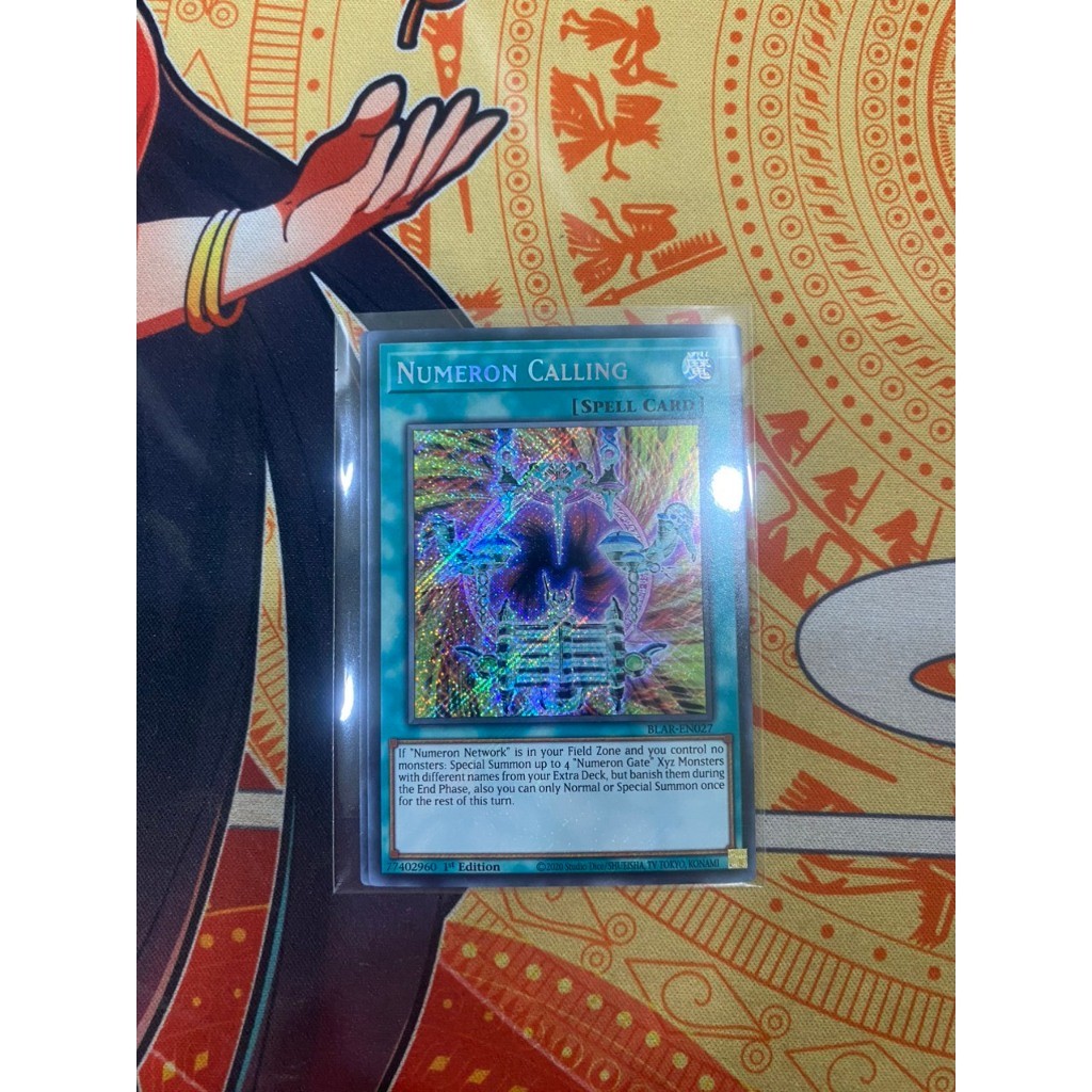 Thẻ Bài Yugioh chính hãng | Yugioh Numeron Calling - BLAR-EN027 - Secret Rare 1st Edition