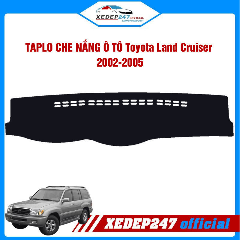 Thảm taplo ô tô Toyota Land Cruiser (2002-Nay) và Toyota Land Cruiser Prado (2011, 2015), Nhung