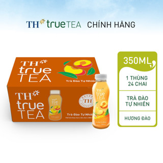 Thùng 24 Chai Trà Đào TH true TEA milk Tự Nhiên 350ml (24 Chai)