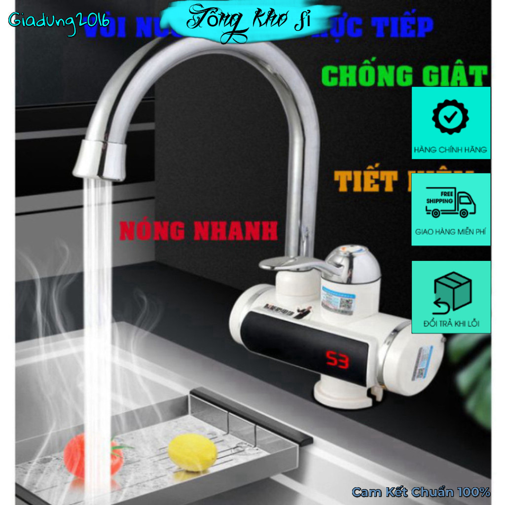 🌏FREE SHIP🌎 Máy Làm Nóng Nước Trực Tiếp Tại Vòi KAW, Máy Nóng Lạnh Trực Tiếp, Vòi Nước Nóng Trực Tiếp (Tuyển Sỉ)