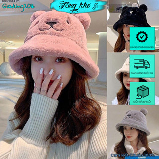 Mũ len tai gấu nữ 🌏FREE SHIP🌎 nón len beanie giữ ấm cute dễ thương thời trang hàng quốc ( Tuyển Sỉ )