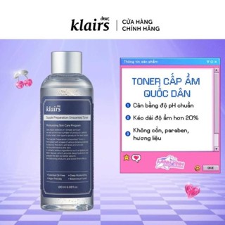 Nước Hoa Hồng Không Mùi Dear Klairs Supple Preparation Toner 180ml