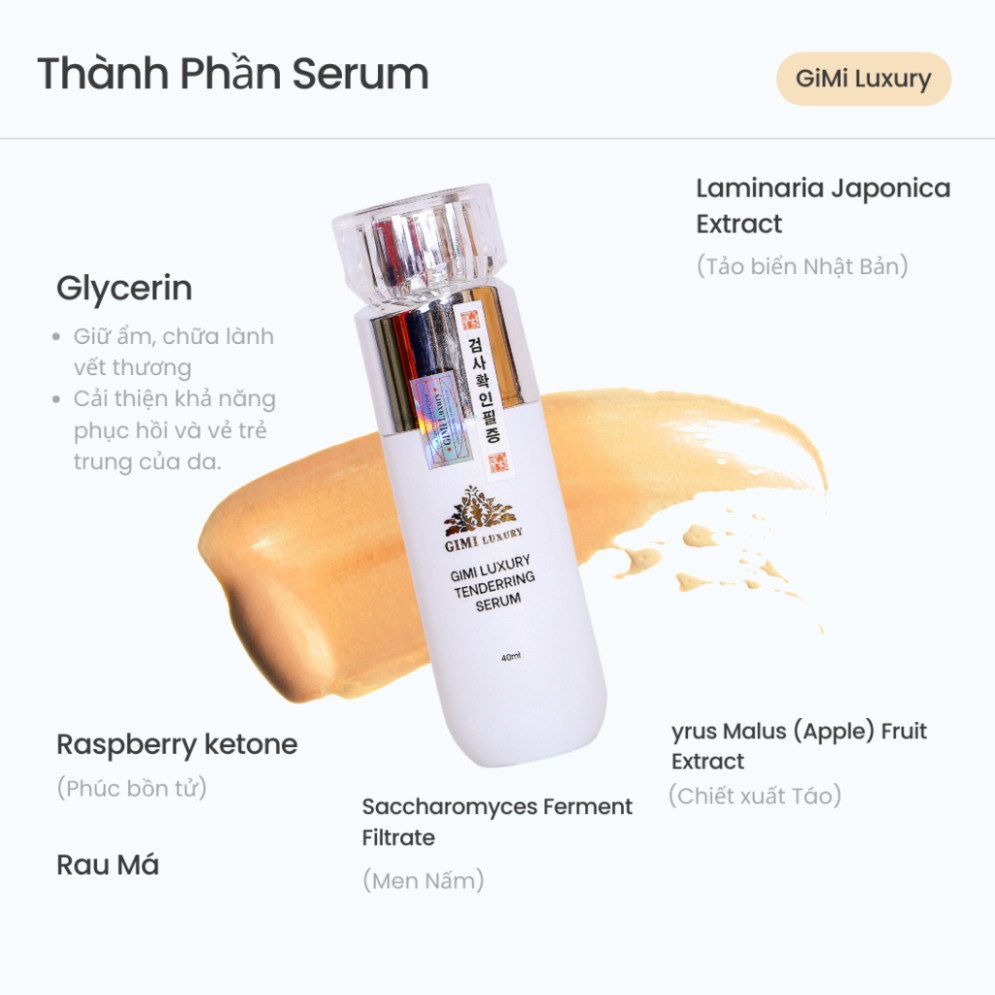NPP Chính Hãng 100% ComBo Ngày + Đêm GiMi Luxury Hàn Quốc,dưỡng trắng, phục hồi, item Chính Hãng