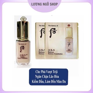 [Mẫu mới] Gói sample Kem nền Whoo tái sinh che phủ hoàn hảo, tái tạo da Essence Radiant Foundation (1ml)