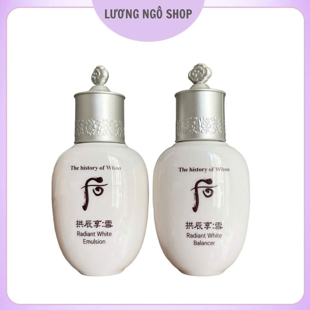 Toner hoặc Sữa Dưỡng Trắng Da Mờ Nám Whoo 20ml