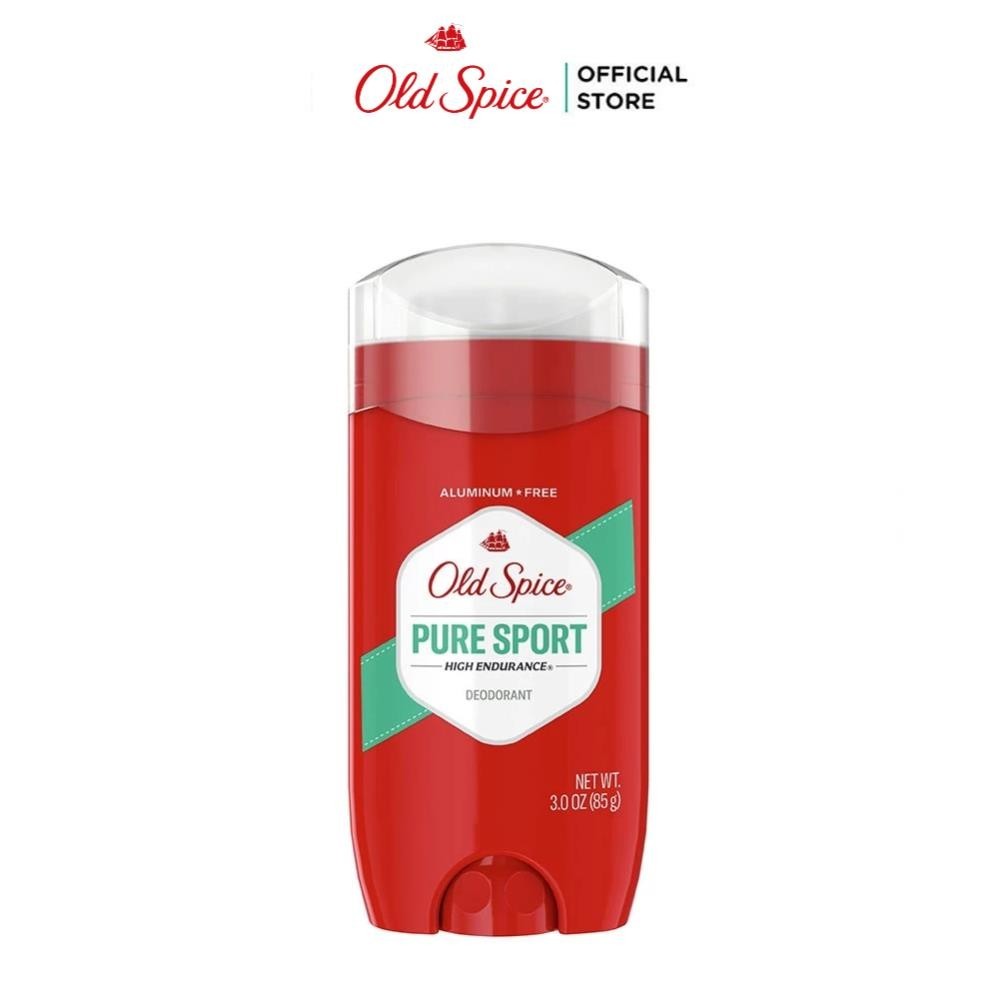 Lăn Khử Mùi Cơ Thể Dạng Sáp Chính Hãng Old Spice Pure Sport 85g (Sáp Xanh)