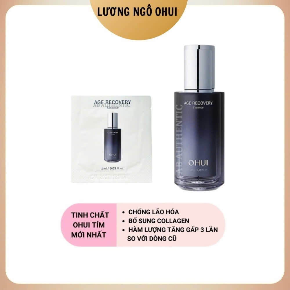 Combo Gói tinh chất giúp cải thiện nếp nhăn Ohui Age Recovery Essence
