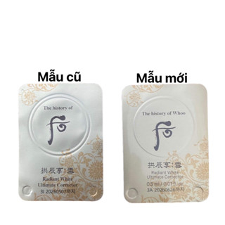 Combo Viên Cao Nám Whoo Radiant White Ultimate Corrector mờ sạm nám tàn nhang cực hiệu quả