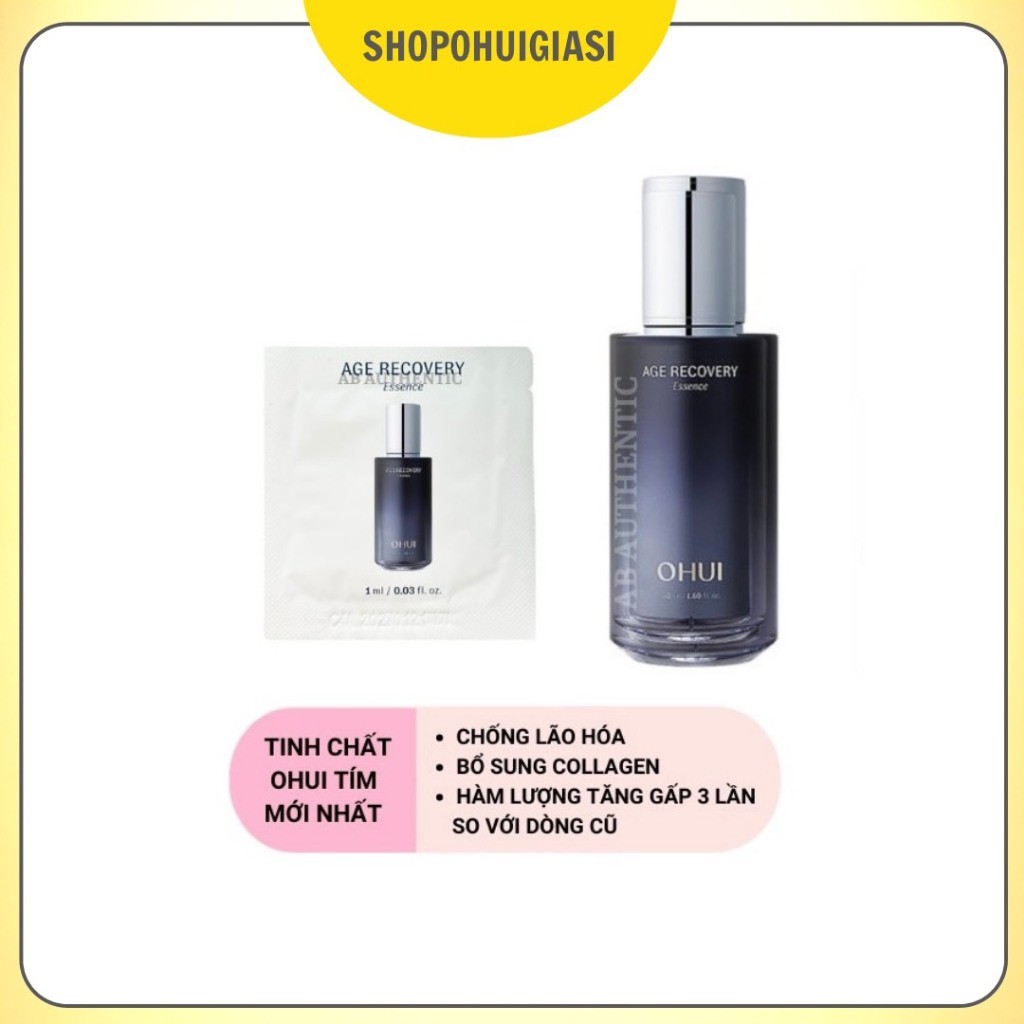 Combo Gói tinh chất giúp cải thiện nếp nhăn Ohui Age Recovery Essence