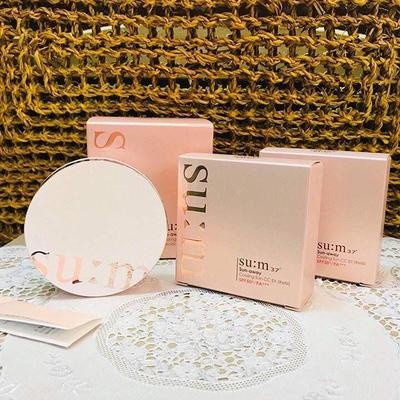   Hàng hiếm  Sét phấn chống nắng che khuyết điểm dạng cushion Su:m37 Sun Away Cooling Sun CC SPF50+ PA+++ tặng kèm 2 lõi 