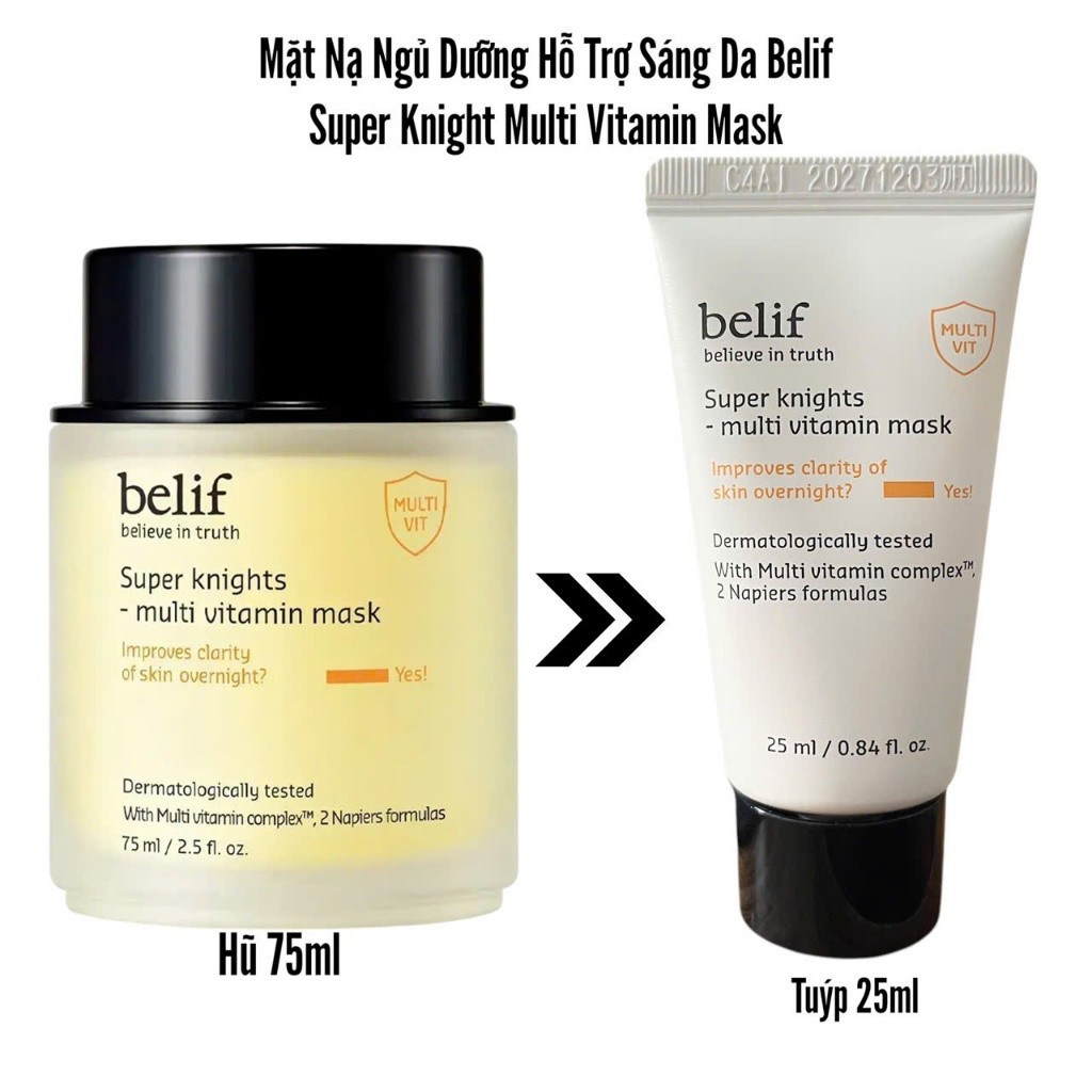 [Hàng chính hãng] Mặt nạ ngủ dưỡng da Belif