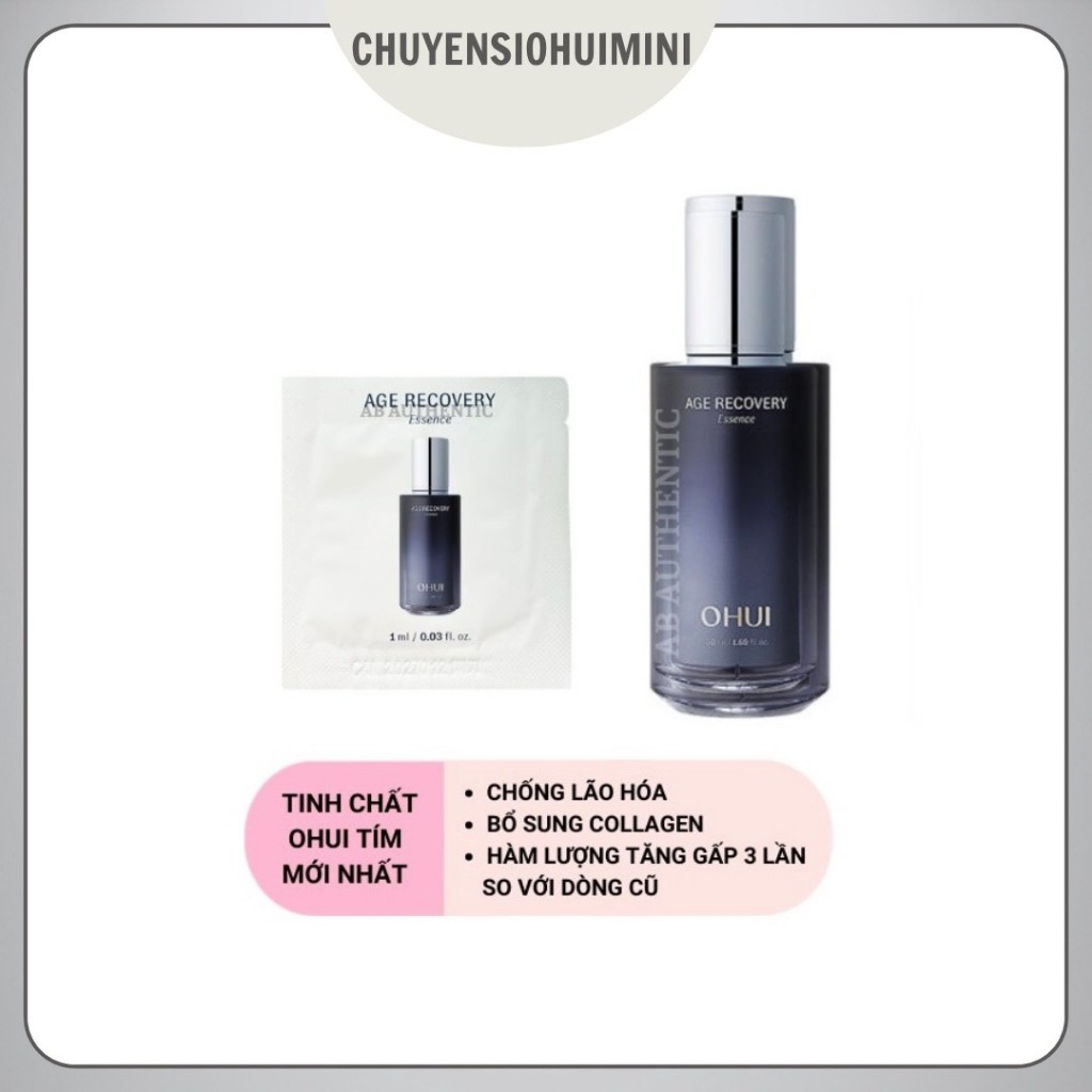 Combo Gói tinh chất giúp cải thiện nếp nhăn Ohui Age Recovery Essence