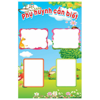 TRANH Mầm Non- GÓC TUYÊN TRUYỀN PHỤ HUYNH CẦN BIẾT