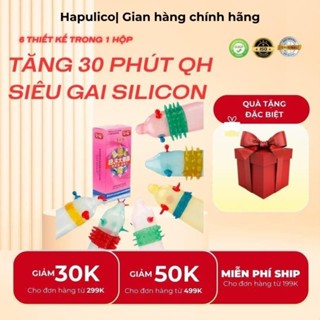  Bao cao su GAI BI Extra Sensitive 6c TĂNG KHOÁI CẢM Siêu mỏng nhiều Gel Kéo dài quan hệ  HAPULICO 