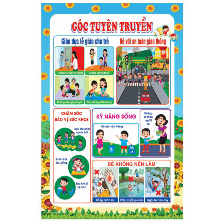 Tranh Mầm Non - GÓC TUYÊN TRUYỀN 036