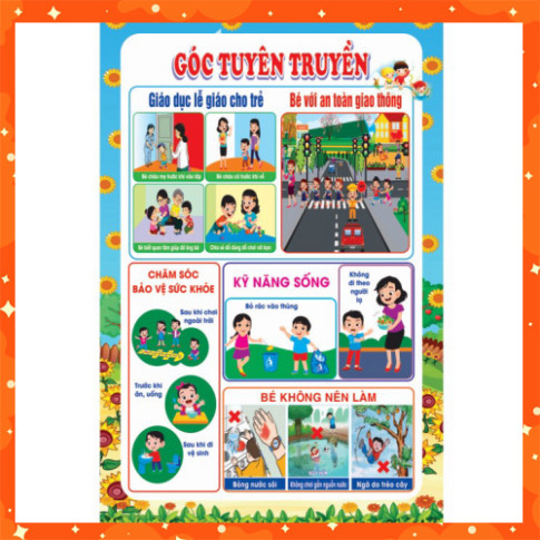 Tranh Mầm Non - GÓC TUYÊN TRUYỀN 036