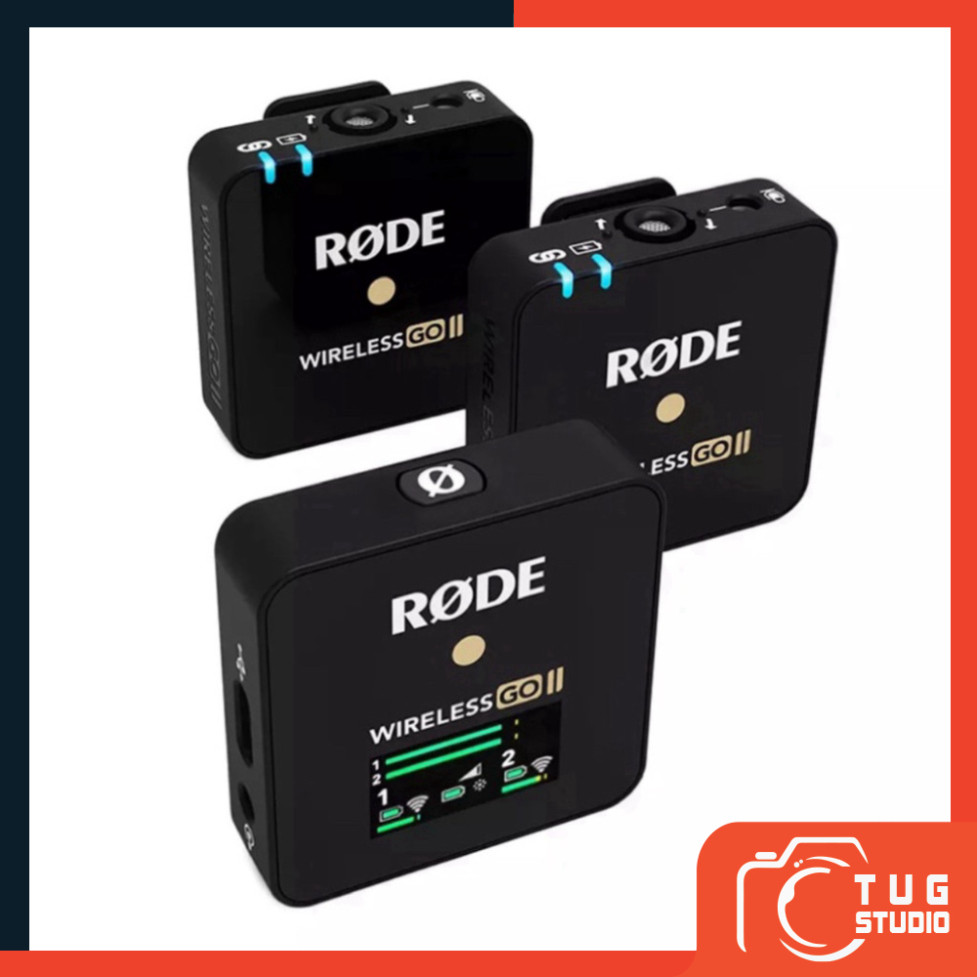Micro Thu Âm Không Dây Rode Wireless Go II - 2 Phát 1 Nhận - Chính Hãng_TUG STUDIO