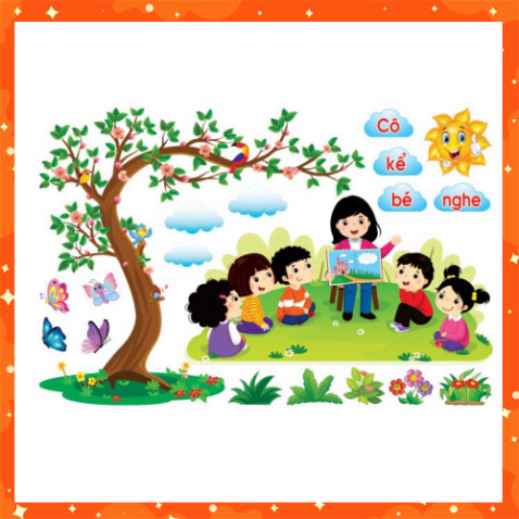 Tranh Góc Mầm Non - GÓC Kể Chuyện Bé Nghe (TV-023)