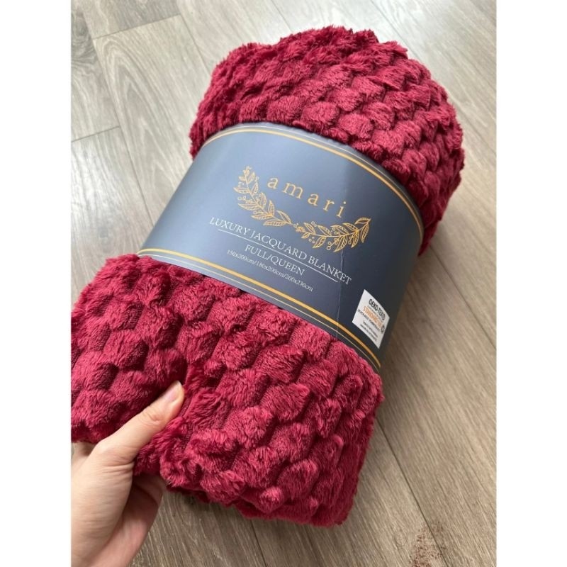 Chăn Tuyết Nhung Vân Nổi Chăn Lông Amari kích thước 2mx2m3 hàng loại 1