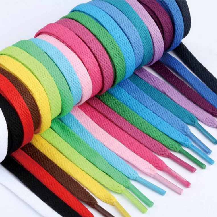 93 Dây giày thể thao dẹp nhiều màu sắc, dây giày phù hợp với các loại giày Sneaker độ dài 120cm và 1