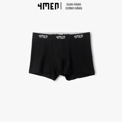 Quần Boxer Slimfit Basics 4MEN QL055 sịp đùi cotton thoáng mát, mềm mại, kháng khuẩn, dễ mặc, thấm mồ hôi