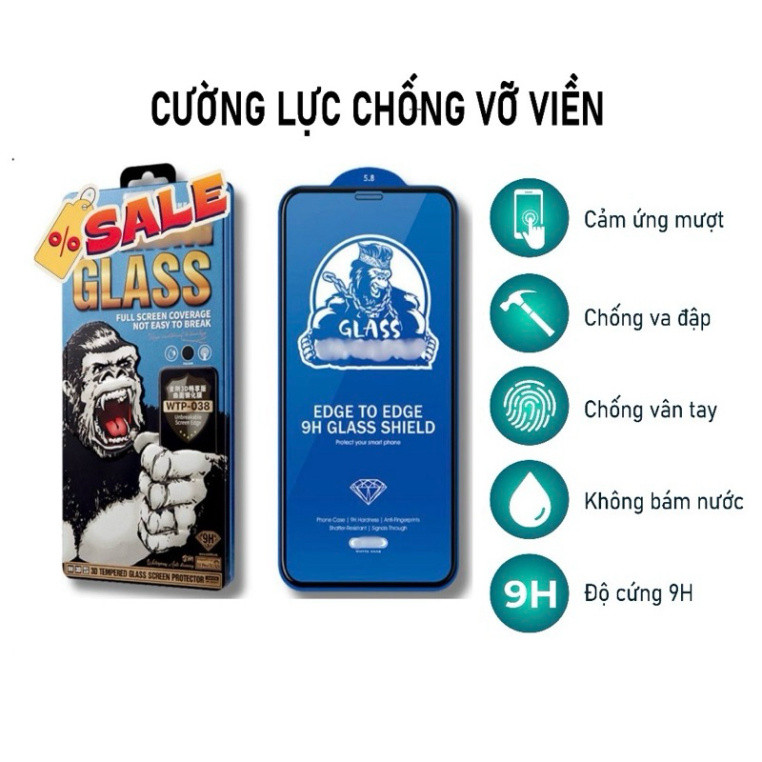 [ Đủ IP16 Pro Max/16 Plus/15 Pro Max/14 13 12 11 Pro Max 6 7 8 XR X MAX ]Cường Lực KiNgkong WeeK0me 