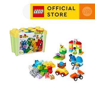 LEGO DUPLO 10439 Đồ Chơi Lắp Ráp Thùng Gạch Sáng Tạo: Xe Hơi Và Xe Tải (80 chi tiết)