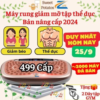 Máy rung toàn thân giảm mỡ, Máy massage rung toàn thân giảm cân, giảm mỡ bụng triệt để so với Máy chạy bộ, Máy tập Gym