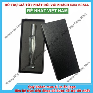  Combo 50 Hộp Cứng Đựng Chai Chiết Nước Hoa 10 ml Màu Đen Có Lót Cao Su Định Hình - Hỗ Trợ Giá Tốt Với Khách Mua SLL 